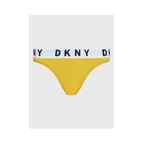 DKNY Klasické nohavičky DK4513 Žltá