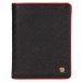 Pánska kožená peňaženka Peterson Foglio - čierna