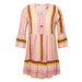 ONLY Carmakoma Košeľové šaty 'Marrakesh'  žltá / ružová / krvavo červená / biela