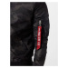ALPHA INDUSTRIES Prechodná bunda  tmavosivá / červená / čierna / biela