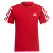 Dětské tričko adidas Essentials 3-Stripes Tee Vivid Red