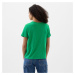 Tričko GAP Logo Slub Tee Simply Green 17-5936