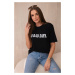 No Bad Days Cotton Blouse Black