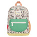 Hello Hossy  Jungly Kids Backpack - Beige/Vert Opaline  Ruksaky a batohy Biela