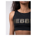 Černé dámské sportovní cropped tričko Nebbia