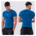 NEBBIA - Funkčné tričko pánske Slim-fit 324 (blue) - NEBBIA