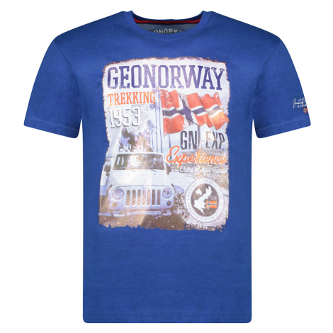 Geo Norway  SW1959HGNO-ROYAL BLUE  Tričká s krátkym rukávom Modrá