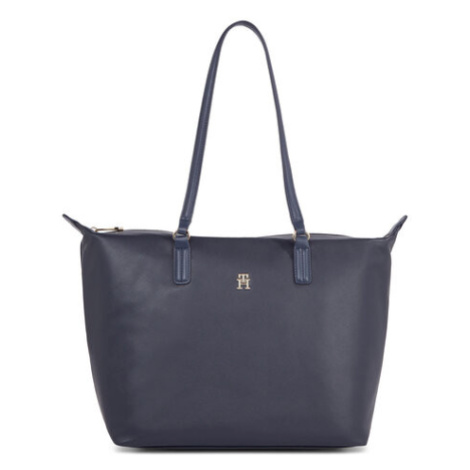 Tommy Hilfiger Kabelka Poppy Plus Tote AW0AW15856 Tmavomodrá