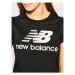 New Balance Tričko Essentials Stacked Logo Tee WT91546 Čierna Athletic Fit