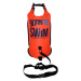 Plavecká bójka borntoswim swimrun backpack buoy oranžová