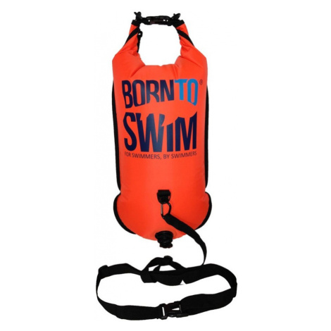 Plavecká bójka borntoswim swimrun backpack buoy oranžová