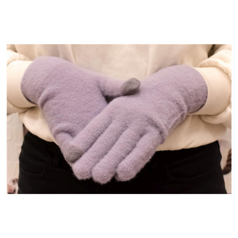 Dámske fialové zateplené rukavice BERTY John-C
