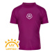 Dievčenské tričko na kúpanie COLOR KIDS T-shirt solid-festival fuchsia