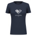 SALEWA Dám. tričko Pure Heart Dry W Farba: Tmavočervená