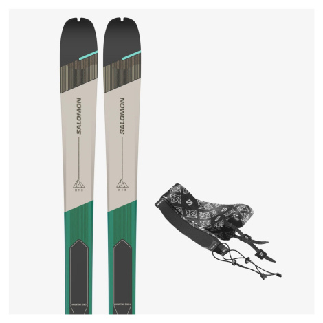 Skialpový set Salomon MTN 86 W PRO + pásy Dĺžka lyží: 164 cm / Farba: sivá