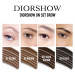 DIOR Diorshow On Set Brow riasenka na obočie odtieň 032 Dark Brown