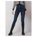 TMAVOMODRÉ DÁMSKE SKINNY DŽÍNSY NM-SP-L56.71-DARK BLUE