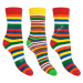 SOCKS4FUN Zimné ponožky W-3134-pruhy-6 k.6