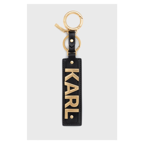 Kľúčenka Karl Lagerfeld čierna farba