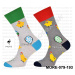 MORE Pánske ponožky More-079-193 194-sivá