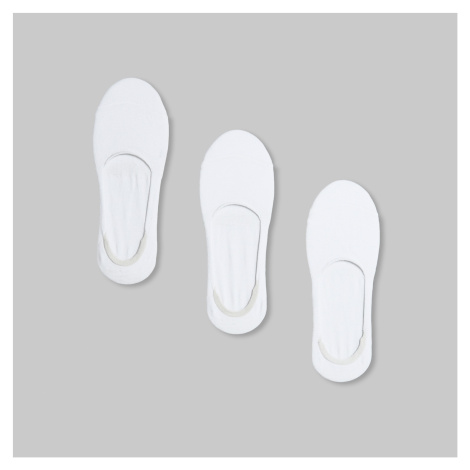 Cropp - Súprava 3 párov ponožiek - Biela