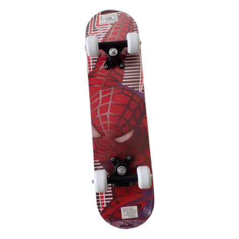 Acra Sport Dětský skateboard, 58 x 16 cm, dřevěný, Spiderman