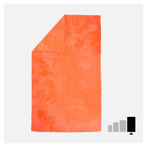 Uterák z mikrovlákna veľkosť XL 110 × 175 cm oranžový