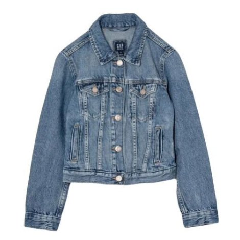 Modré dievčenské bundy, kabáty a kožuchy