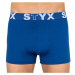 Pánske boxerky Styx športová guma nadrozmer tmavo modré (R968)