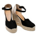 Castañer Espadrilky Chiarata/8ED/001 020983-100-35 Čierna