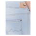 Pepe Jeans Džínsové šortky Siouxie PL801002PE0 Modrá Regular Fit