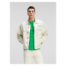 Karl Lagerfeld Prechodná bunda  zelená / prírodná biela