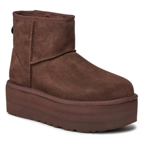 Ugg Snehule W Classic Mini Platform 1134991 Hnedá