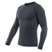 SENSOR MERINO BOLD pánske tričko dl.rukáv anthracite gray