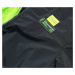 Čierno/zelená dámska bunda vetrovka (AG3-010)