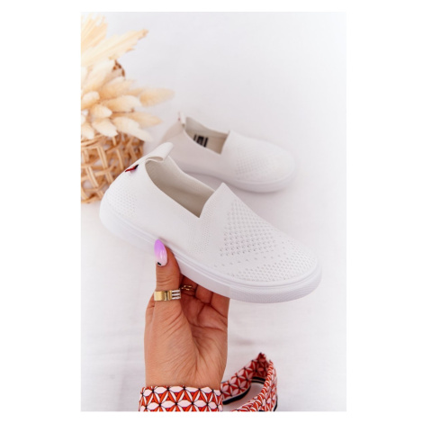 Children's Slip-On Sneakers Big Star HH374105 White