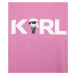Tričko Karl Lagerfeld Ikonik 2.0 Karl Logo T-Shirt Ružová