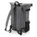 BagBase Pánsky rolovací batoh BG858 Grey Marl