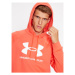 Under Armour Mikina Ua Rival Fleece Logo Hd 1379758 Červená Loose Fit