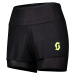 Women's Scott Hybrid Shorts RC Run Black/Yellow