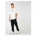 Koton Basic Jogger Sweatpants with Print Detailed Pockets, Tie Waist.