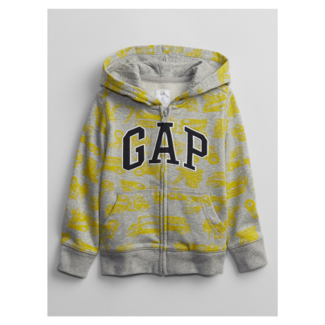 Detská mikina GAP Logo hoodie Žltá