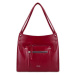 SOLIER VÍNOVÁ SHOPPER KABELKA TORBA FL18 BURGUNDY