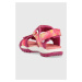 Detské sandále Geox fialová farba