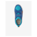 Modré chlapčenské semišové topánky Geox Alonisso