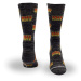 ponožky PERRI´S SOCK - KISS - ALL OVER LOGO - CHARCOAL MIX - KSA301-036
