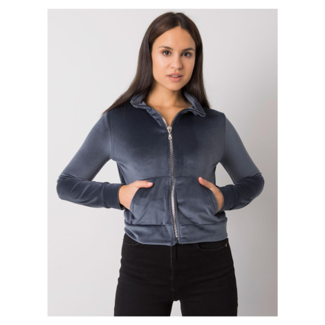 Sweatshirt-RV-BL-7303.98P-dark gray Rue Paris