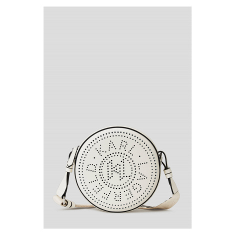 Crossbody Karl Lagerfeld K/Circle Round Cb Perforated Off White