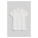 POLOKOŠEĽA GANT CONTRAST COLLAR SS PIQUE POLO WHITE