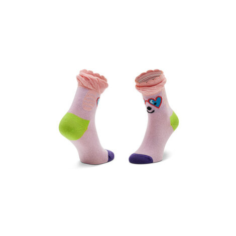 Happy Socks Vysoké detské ponožky KPDL01-3300 Ružová